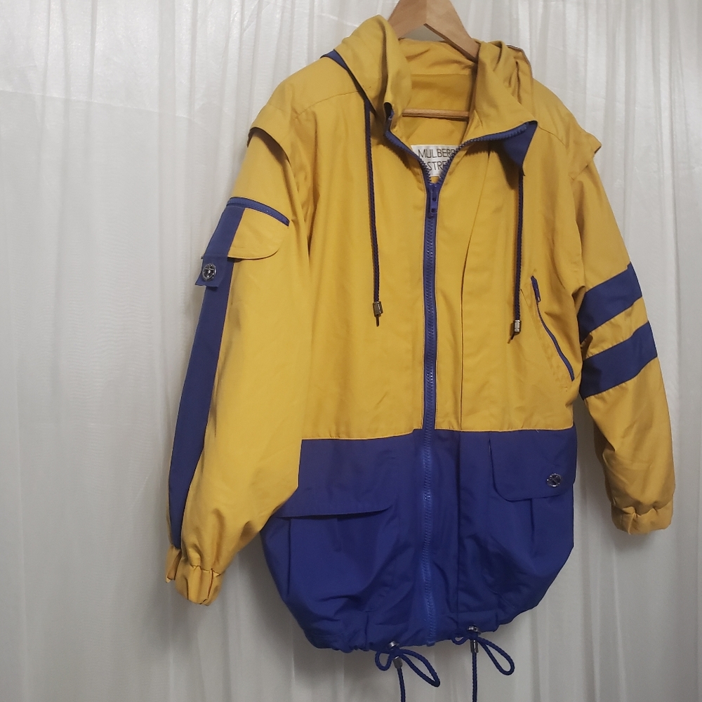 Vintage 80's Mulberry Street Sz L Full Zip Jacket - Picture 3 of 16